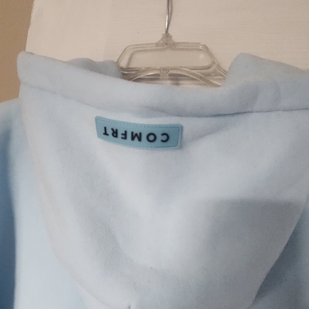 COMFRT Pastel Blue Women's Hoodie - Picture 4 of 9